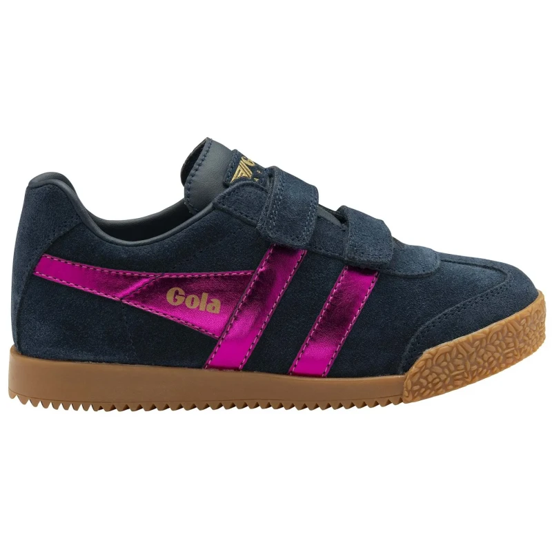 Image of Gola Children's Trainers Gola Harrier Glimmer Strap Noir Unisex 26