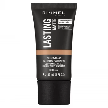 Image of Rimmel Lasting Matte Foundation - 300 Sand
