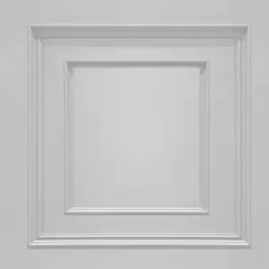 Image of Belgravia Decor Amara Panel Soft Silver Wallpaper