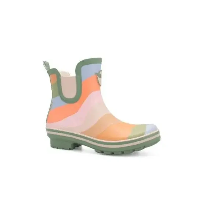 Image of Rouchette Short rain boots Rouchette Feeling Meadow Vert Unisex 38 feeling-meadow-short-green