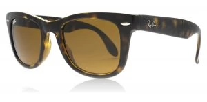 Image of Ray-Ban Folding Sunglasses Light Havana / Crystal 710 54mm