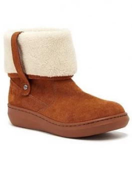 Image of Rocket Dog Sugar Mint Suede Ankle Boots - Chestnut