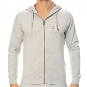 Image of Calvin Klein Ck One Full Zip Hoodie - Heather Grey M