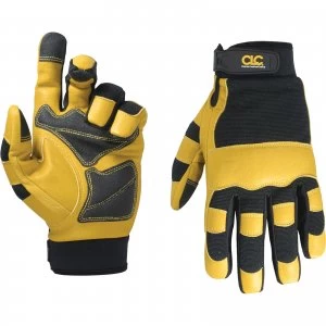 Image of Kunys Hybrid Top Grain Leather Cuff Gloves L