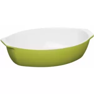 Image of Premier Housewares - Green Baking Dish Oven Dish 1.6 Liters Capacity Oven Proof Heat Resistant Perfect For Baking Small Baking Dish Lasagna Dish 18 x