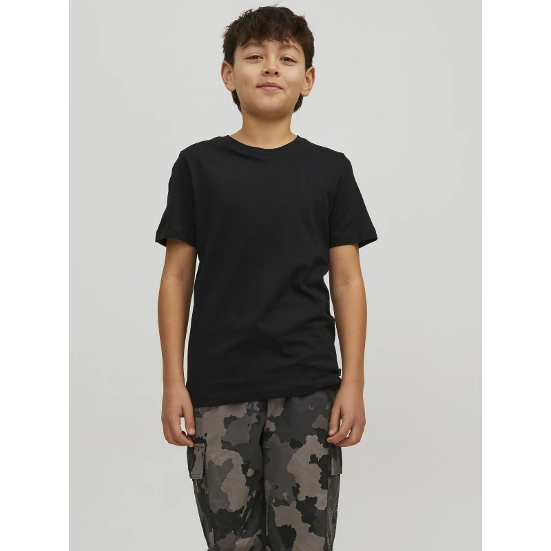 Image of Jack and Jones Kids Basic Regular Fit T-Shirt Black male 6 Years