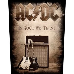 Image of AC/DC - In Rock We Trust Back Patch