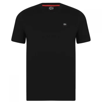 Image of Paul And Shark Sport Paul & Shark Sport Plain Logo T Shirt - Black 011