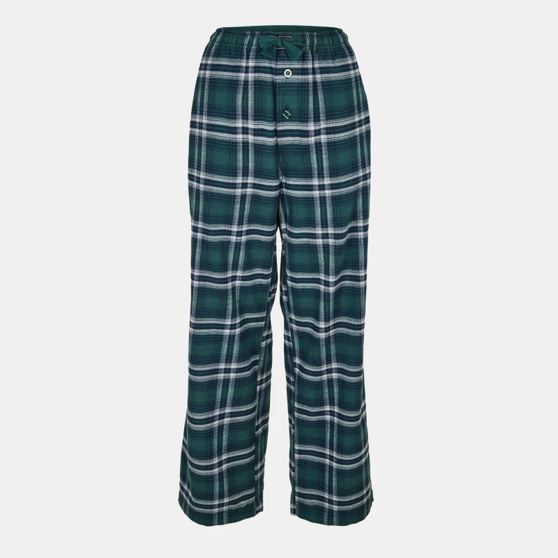 Image of Jack Wills Mens JW Flannel Check Pyjama Trousers Dark Pine male S