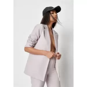 Image of Missguided Tailored Blazer - Grey