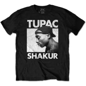 Image of Tupac - Eyes Closed Unisex X-Large T-Shirt - Black