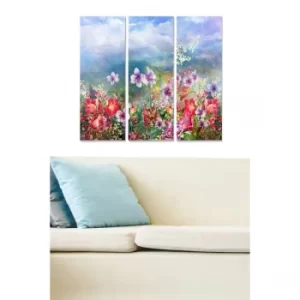 Image of MDF334099280 Multicolor Decorative MDF Painting (3 Pieces)