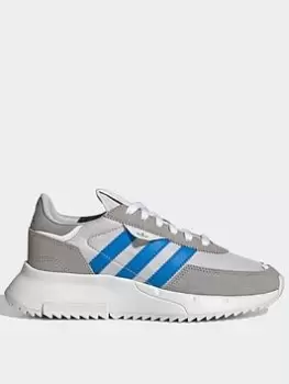 Image of adidas Originals Junior Retropy F2 - Grey/Blue, Grey/Blue, Size 5