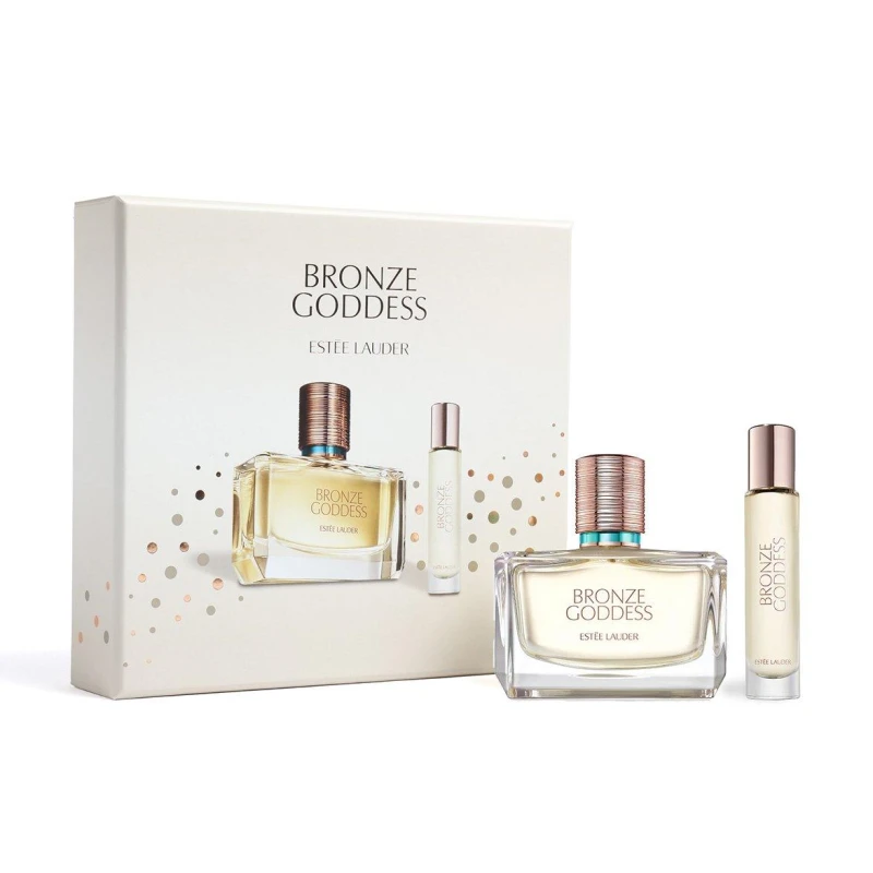 Image of Estee Lauder Bronze Goddess Glow Anywhere 2 Piece Gift Set Clear female One Size