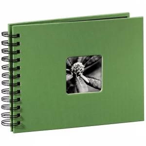 Image of Fine Art Spiralbound Album 24x17cm 50 Black pages (Apple-green)
