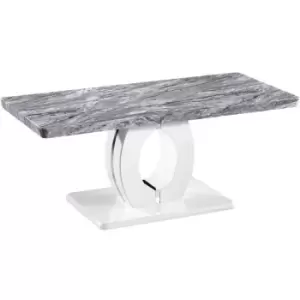 Image of Neptune Marble Effect Top Coffee Table - Shankar