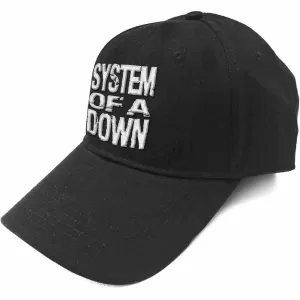 Image of System Of A Down - Stacked Logo Unisex Baseball Cap - Black