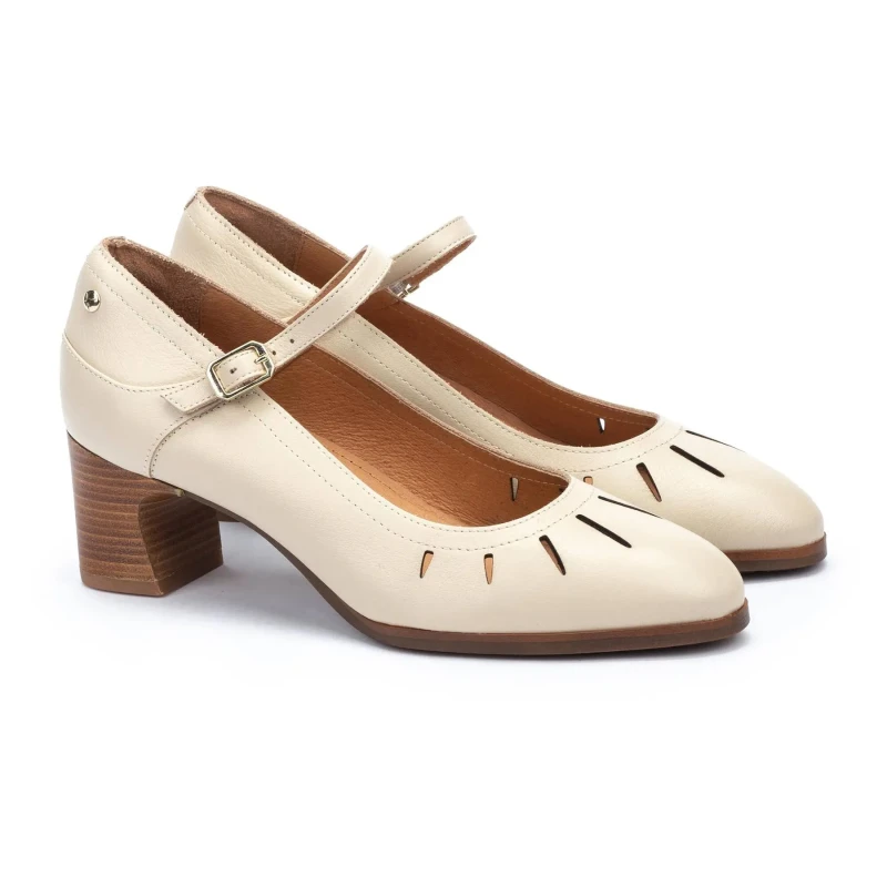 Image of Pikolinos Womens high heel shoes Pikolinos Lugo W8P-5751 Blanc Female 40