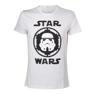 Image of Star Wars Stormtrooper Helmet Emblem X-Large T-Shirt