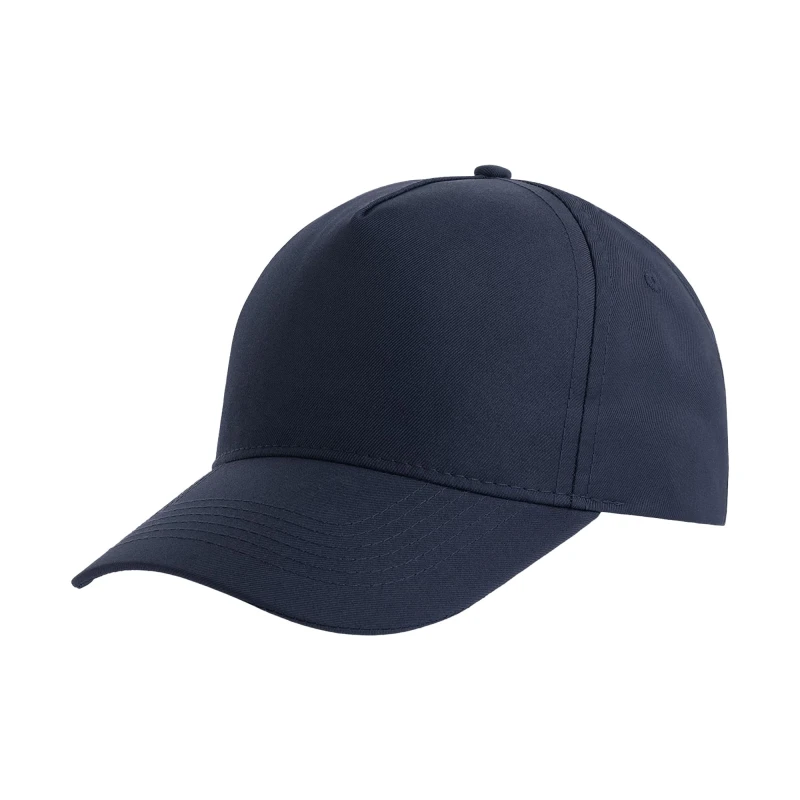 Image of Atlantis Atlantis Men Recy Five Polyester Baseball Cap in Navy Navy One Size Male 5063107765550