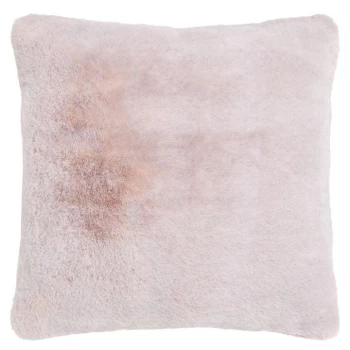 Image of Biba Faux Fur Cushion - Blush