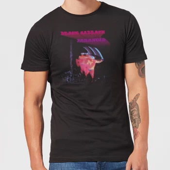 Image of Black Sabbath Paranoid Mens T-Shirt - Black - 5XL