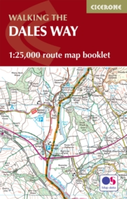 Image of The Dales Way Map Booklet : 1,25:000 route map booklet Paperback / softback