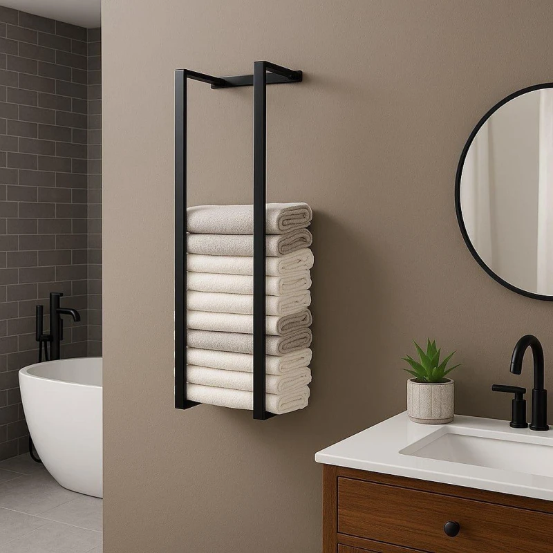 Image of House of Home Towel holders Size:20*40*75CM Black unisex 75x40x20