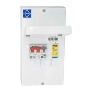 Image of Lewden 20kA Single Pole +N Type 2 Surge Protection with Plastic Enclosure - SRG1VCU-RP