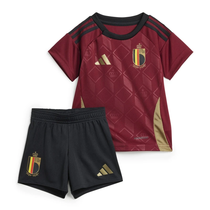 Image of adidas Belgium Home Babykit 2024 - Red Red 3 - 6 Months