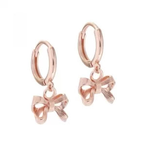 Image of Ted Baker Perrie Petite Bow Huggie Earrings