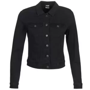 Image of Vero Moda VMHOT SOYA womens Denim jacket in Black - Sizes S,M,L,XS