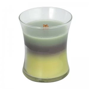 Image of WoodWick Trilogy Woodland Shade Medium Jar Candle 275g