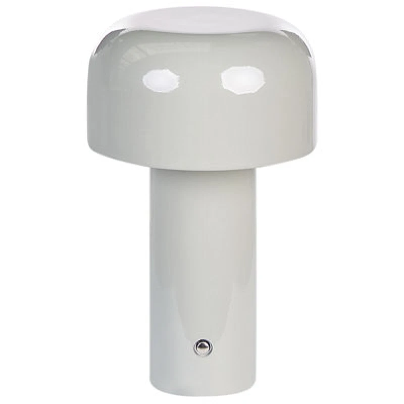 Image of Beliani Wireless LED Table Lamp Besos With Dimmer Metal Grey