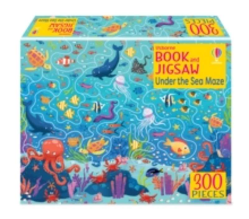 Image of Usborne Book and Jigsaw Under the Sea Maze Paperback / softback