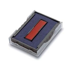 Image of Trodat T64750 Replacement Ink Pad Blue Red Pack of 10