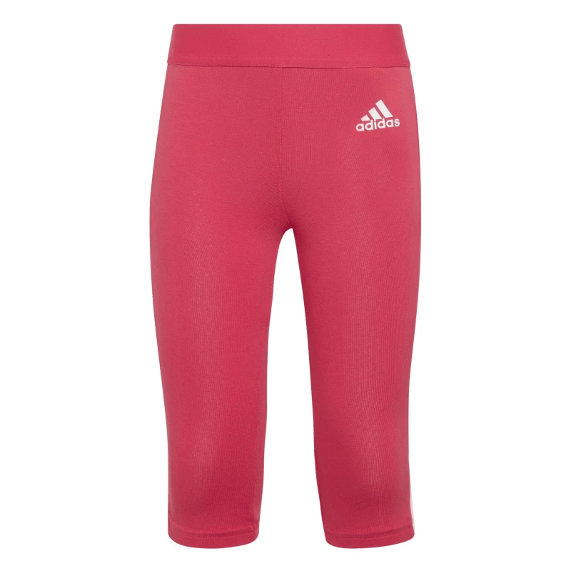 Image of adidas Girls 3 Stripes Leggings - Pink Pink 0-3 Months