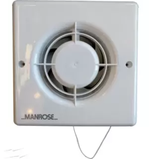 Image of Manrose XF100P 100mm/4inch. Extractor Fan with Pull Cord