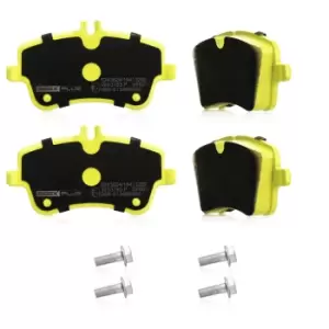 Image of RIDEX PLUS Brake pad set prepared for wear indicator 402B0056P Brake pads,Brake pad set, disc brake MERCEDES-BENZ,C-Klasse Limousine (W203)