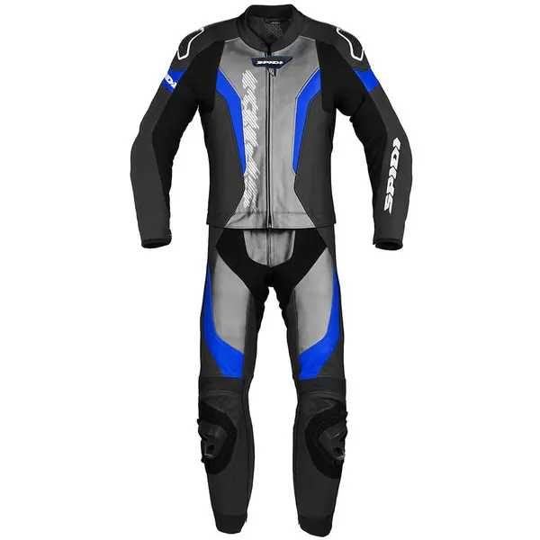 Image of Spidi Laser Touring Two Piece Racing Suit Black Blue 52