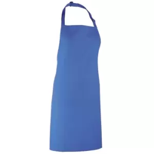 Image of Premier 'colours' Bib Apron / Workwear (pack Of 2) (one Size, Sapphire)