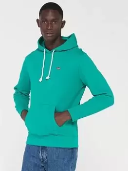 Image of Levis New Original Overhead Hoodie - Green, Size L, Men