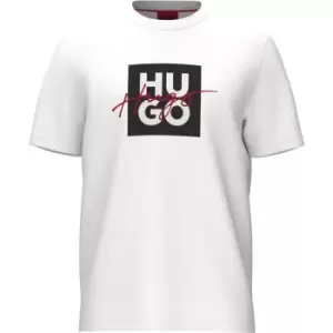 Image of Hugo Dalpaca T-Shirt Mens - White