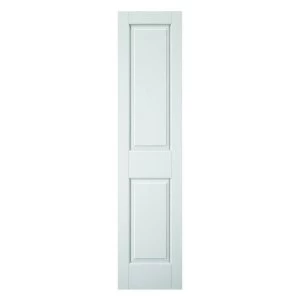 Image of Wickes Stirling Internal White Primed Grained 2 Panel Moulded Door - 1981 x 457mm