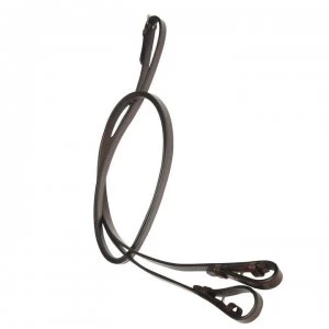 Image of Collegiate Plain Leather Reins - Brown