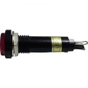 Image of LED indicator light Red 12 Vdc At 12 V 20 mA