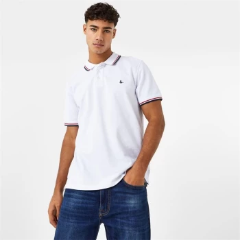 Image of Jack Wills Tipped Polo - White