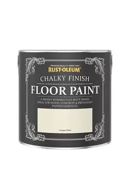 Image of Rust-Oleum Chalky Floor Paint Antique White 2.5L