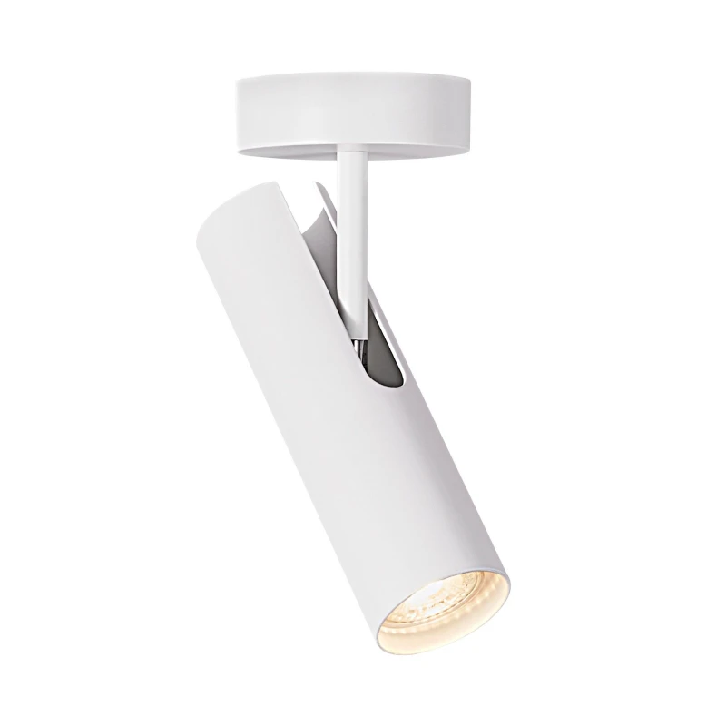 Image of Nordlux Mib Indoor Ceiling Light White Metal GU10 Adjustable Head - Mains Powered, IP20 White Unisex