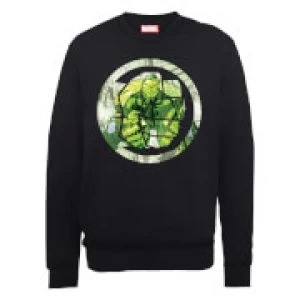 Image of Marvel Avengers Assemble Hulk Montage Sweatshirt - Black